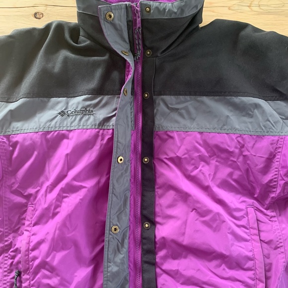 Vintage Columbia Sportswear Company Bugaboo Jacket Set Shell With Fleece Jacket - Picture 7 of 16